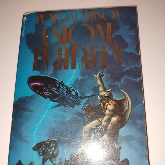 1979 Book: A Stone in Heaven By Poul Anderson-1st Edition-SC-AS IS - Picture 1 of 12
